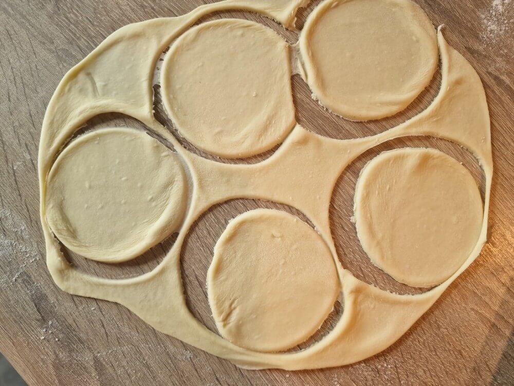 Тесто для вареников с картофелем с грибами