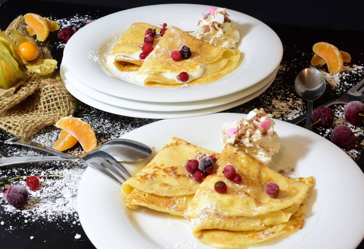 Unstuffed crepe recipes